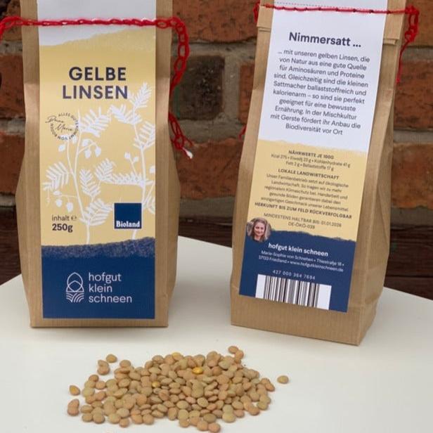 gelbe Linsen